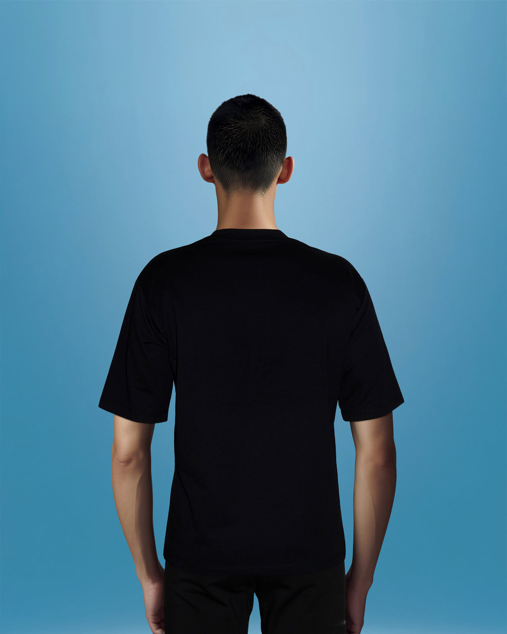 T-shirt oversize Black